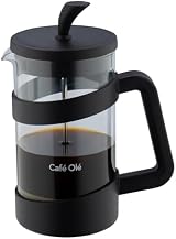 Café Olé Style Cafetiere 350ml 1 Cup Plastic Glass Black VMP-03F view 2