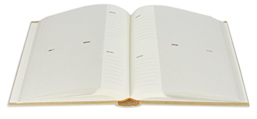 Golden State Art Photo Album Beige Suede Cover, Holds 200 4x6 Pictures - Thumbnail 3