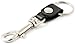 KEY-BAK Bolt Snap with Leather Split Ring Holder Key Chain Accessory, 1.125 inch Split Ring, Black (0305-907)