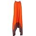 EFINNY Women's Chiffon Halter Summer Irregular Boho Long Evening Party Maxi Dress