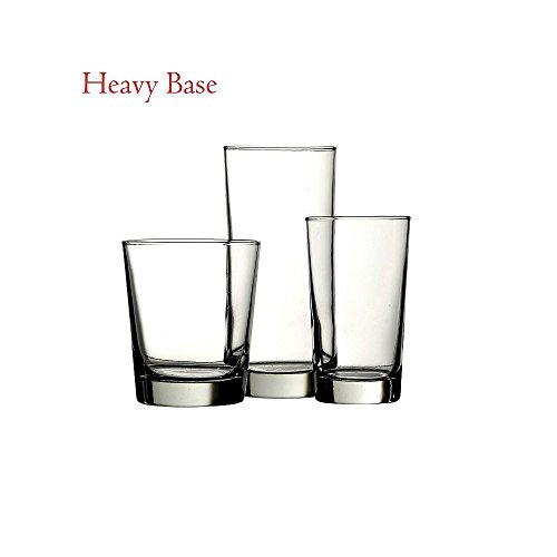 Oneida 3181EU Heavy Base Glasses, Tall, 10 1/2 oz, Clear (Case of 36)