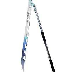 ICE ADDICTS Ice Saw - 84” Galvanized Steel with