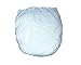 Haian Adult Incontinence AIO Velcro PVC Diapers Color Transparent Blue (XX-Large)