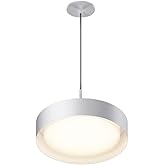 ET2 Echo - 25W 1 LED Pendant-10.75 Inches Tall and 16 Inches Wide-White Finish -Traditional Installation