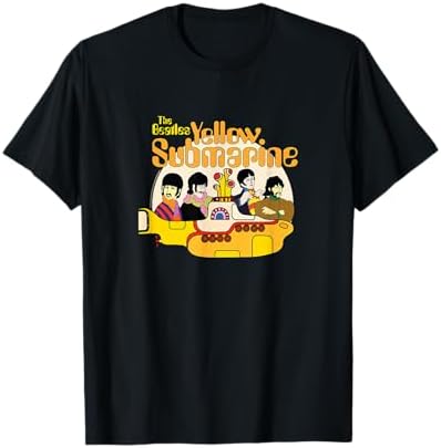 Amazon.com: The Beatles Yellow Cartoon Submarine T-Shirt
