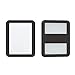 Magnetic Locker Mirror 5 ¼