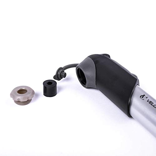 VeloChampion lichtmetalen mini fietspomp geschikt voor Presta, Schrader en Dunlop - draagbaar, compact, duurzaam en snel… - Image 8