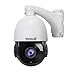 JideTech 5MP PTZ POE Outdoo Camera,Security IP Dome Camera with 20X Optical Zoom Pan/Tilt IR Night Vision Motion Detection IP66 Waterproof