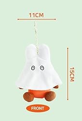MSGlobal Cute Plush Keychain with Fun Ghost Cape