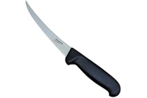 Bladepro 6-Inch Curved Commercial Butcher Boning Knife High Carbon German Steel