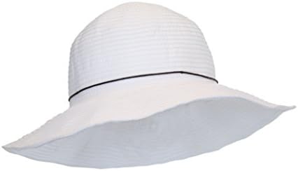 Packable Ribbon Crusher Sun Hat, 4 in. Shapeable Brim, SPF UPF 50 UV Protection