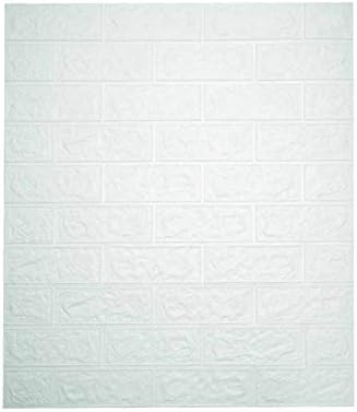 Diy立体壁紙 レンガ 防音シートウォールステッカー 3d 壁紙 軽量レンガシール 壁紙シール 3ddiyホームレンガウォールステッカー 3dレンガ壁紙紙リムーバブルスティックアートウォールパネル 壁 テーブル 棚の装飾用 自己粘着 防水 断熱 Diyクッション シー タイル