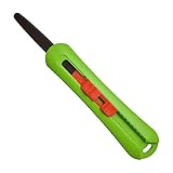 CANARY Retractable Box Cutter with Adjustable Long Blade (Non Stick Fluorine Coating Blade)