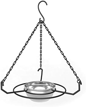 Honeyfields Heavy Duty Wild Bird Food Feeder Tray for ground or hanging Stainless Steel & Heavy Duty For Outdoor & Garden use. Easy Clean