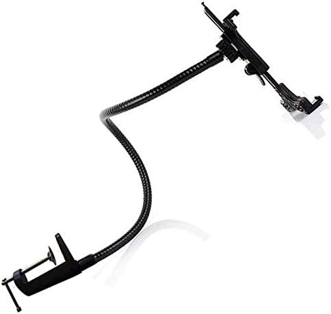 JJOnlineStore - Universal Gooseneck Tablet Holder Adjustable 360 Degree Lazy Arm Claim Mount Compatible with iPad 2/3/4/5/Mini Pro Air Samsung Tab Nintendo Switch