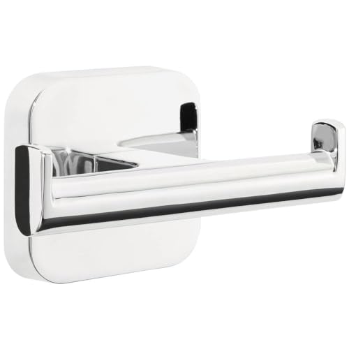 tesa Exxcelent porte-gobelet, adhesif, chrome, design intemporel, garanti inoxydable, 125mm x 130mm x 105mm