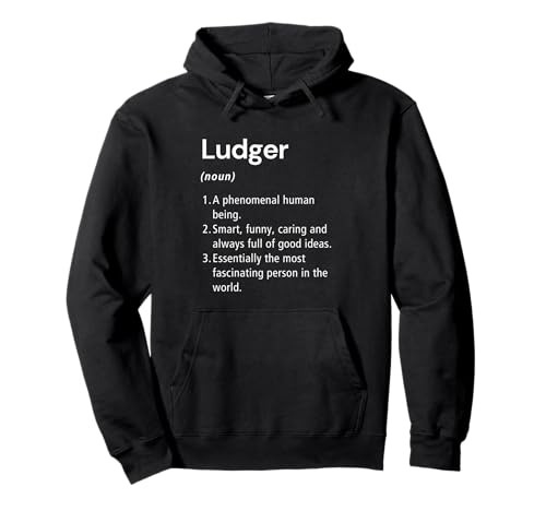 Ludger Name Definition Dictionary Pullover Hoodie