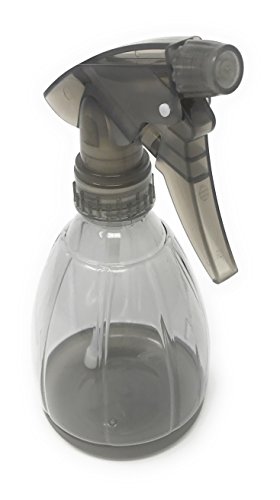 Empty Plastic Spray Bottle 12 Ounce, Adjustable Nozzle, Smoke Grey (Pack of 1)
