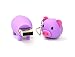 8GB Pen Drive - Novelty USB 2.0 Flash Drive - Cute Purple Animal Pig Thumb Drive Pendrive Birthday Gift by FEBNISCTE