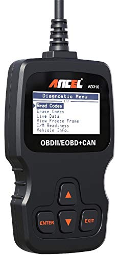 ANCEL AD310 Classic Enhanced Universal OBD II Scanner Car Engine Fault Code Reader CAN Diagnostic Scan Tool-Black