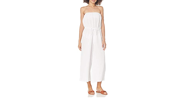 Strapless Jumpsuit Swimsuit Cover 