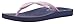 Vionic Women's Beach Noosa Flip Flop, Navy Light Pink, 9 M US