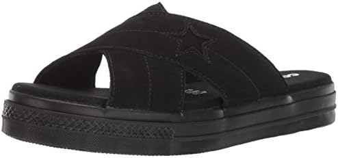 converse slides black