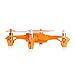 Tekstra Brands Hubsan H108 2.4G 4CH RC Quadcopter Includes Black Rubber Feet and Blades - Orange