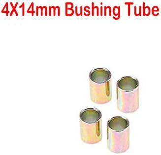 Custom Motorcycle Shock Absorber Rear Suspension 14 mm Tubes Bushing, 4pcs