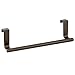 mDesign Over-the-Cabinet Kitchen Dish Towel Bar Holder - 9