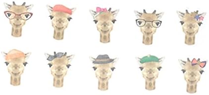 Bande Tape Masking Stickers Preppy &amp; Trad Giraffe Face for Scrapbooking DIY (BDA114)