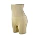 Amazingjoys Women's Hi-Waist Body Shaper Tummy Control Panty Smooth Thigh Slimmer, Beige, Fits US SIZE 2-8