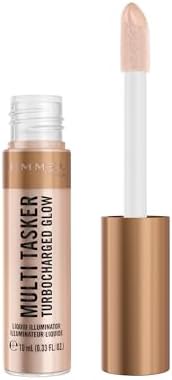 Multi Tasker Turbocharged Glow, 004 Chelsea Glow, Illuminante liquido per il viso, Perle riflettenti, Luminosità naturale, Vitamina C & E, Formula Vegana, 10 ml