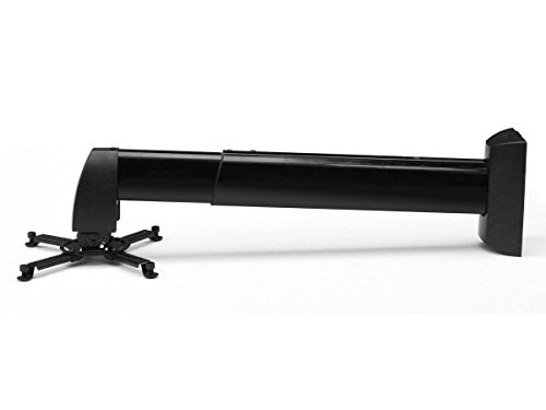 Monoprice Wall Mount Bracket for Projector w/ 400-600mm Extension (Max 44lbs) - BLACK