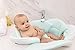 Soothing Company Baby Bath Pillow, Baby Newborn Essential, Baby Bath Cushion, Soft Easy to Dry, Baby Bath Flower for Bathtub or Sink, Baby Bath Sink Perfect for 0-6 Months, Baby Bathtub Mat (Green)