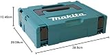 Makita 821549-5 MAKPAC Stacking Connector Tool Case 396x296x105mm 2 Pack view 4
