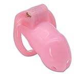 Nice Opple Male Resin Chastity Device CB Penis Cage with JJ lock Couple Games Pink