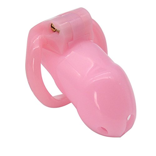 Nice Opple Male Resin Chastity Device CB Penis Cage with JJ lock Couple Games Pink