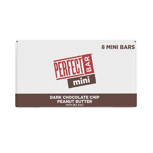 Perfect Bar Mini Dark Chocolate Chip Peanut Butter Protein Bar, Organic, 8 count, 0.88 oz