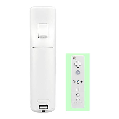 Wii Remote Controller for Wii/Wii U Console, Wiimote Controller for Nintendo (NO Skin NO Wrist Strap NO MotionPlus Inside), White - Thumbnail 2