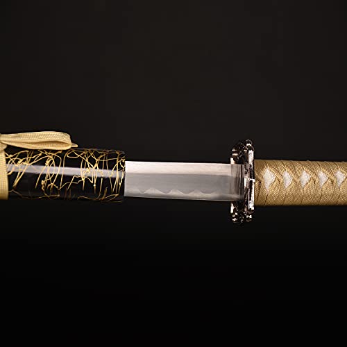 Kljhld Pack Of 3Japanese Samurai Swords Handcast Sharp 1065 High