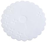 Regency Stem Wraps for the bases of stemmed glasses, 12 White Disposable Fabric Covers