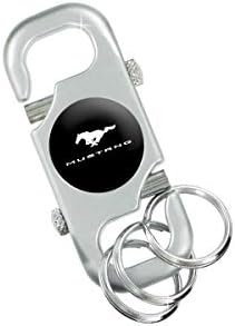 Ford Mustang Chrome Key Ring with Insert