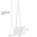 Y&R Direct 3 in 1 Clear Crossbody Bag with Zipper Closure Clear Purse Stadium Approved for Sports Concert Prom Party Present