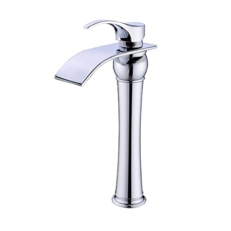 Wasserfal Wasserhahn Waschtischarmatur Badarmatur Waschtischarmatur Badezimmerarmatur Messing Chrom Om6010 Amazon De Baumarkt