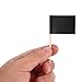Tatuo 100 Pieces Blank Toothpick Flags Black Flag Cupcake Toppers Cheese Markers Fruit Cocktail Sticks Flag Topper for Party Cake Food Cheeseplate Appetizers