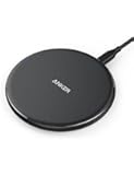 Anker PowerPort Wireless 5 Pad, 5W Standard Qi-Certified Ultra Slim Wireless Charger for iPhone X, iPhone 8 / 8 Plus (AC Adapter Not Included)