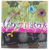 Color Fantastik Graduation Promotion Anniversary Party Napkins Congratulations