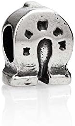 Tedora: Silver Lucky Horseshoe Charm