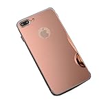 iPhone 7 Plus Mirror Case, YMCCOOL Luxury Mirror Clear Slim TPU Bumper Shock-Absorption Anti-Scratch Protective Case Cover Bright Reflection for iPhone 7 Plus 5.5